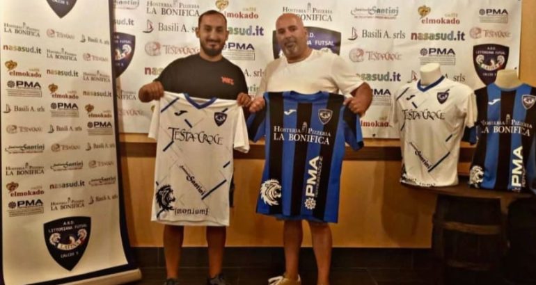 La Littoriana Futsal smorza ogni dubbio, Gianluca Greco ancora in neroazzurro